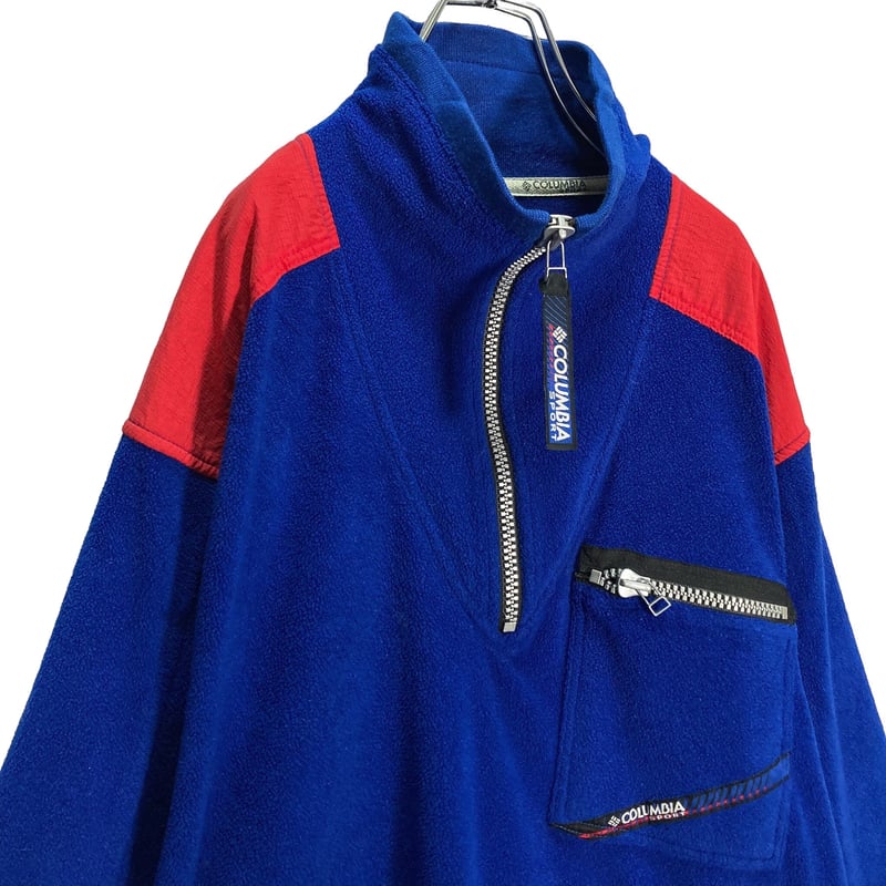 90s Columbia SPORT zip-up fleece jacket | 無無