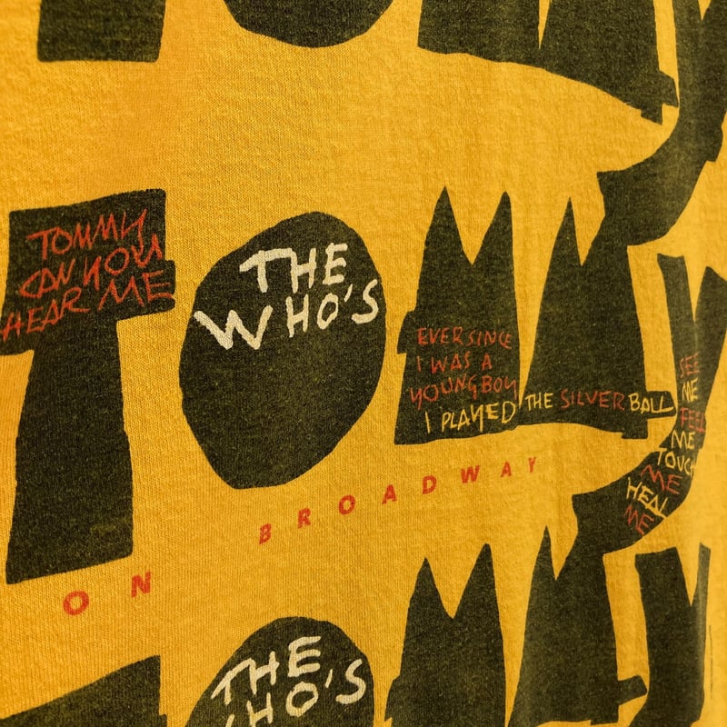 90s THE WHO  ON BROADWAY Tシャツ L 1992 THE WHO 
