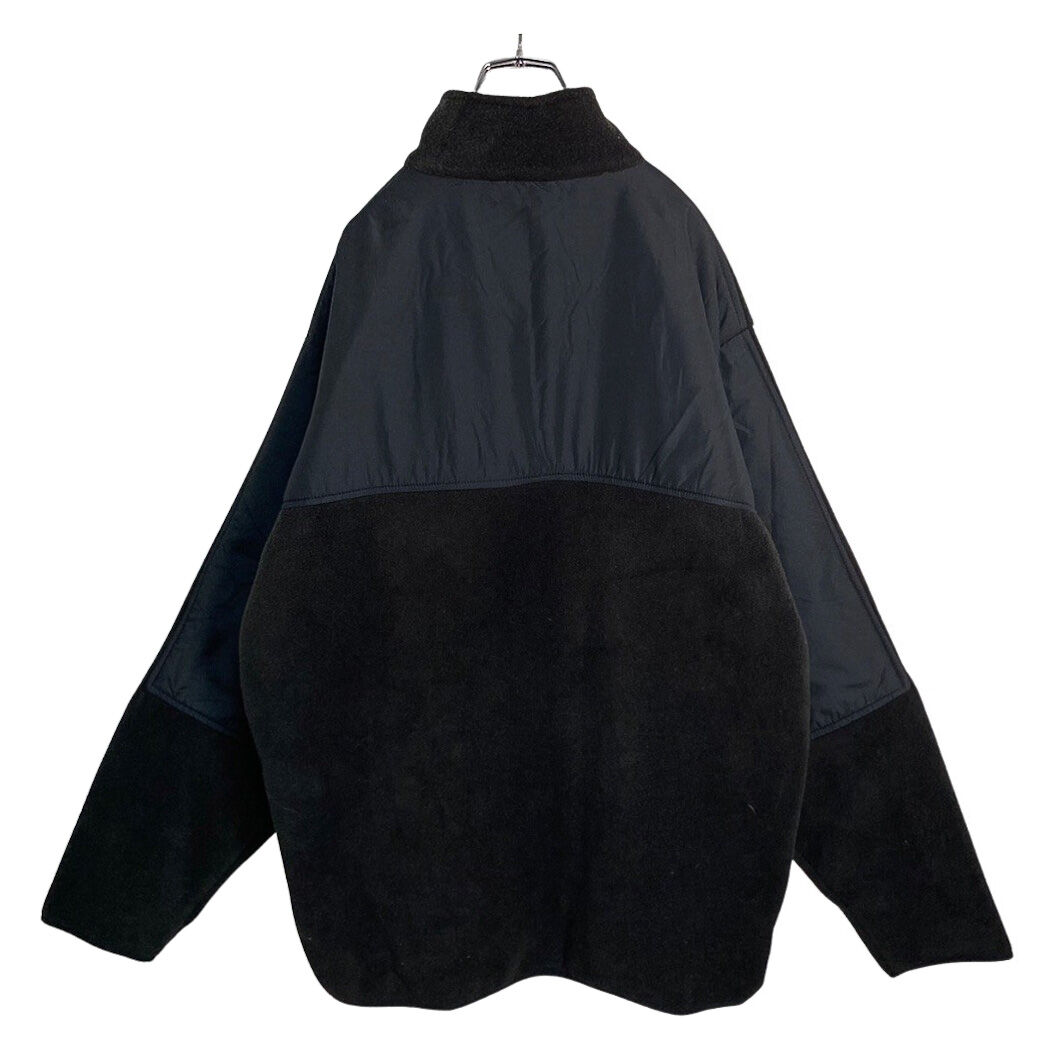 CHAPS 90-00s half zip black design fleece jacke