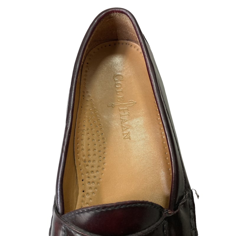 90s COLE HAAN tassel loafer dark burgundy US8 | 無無