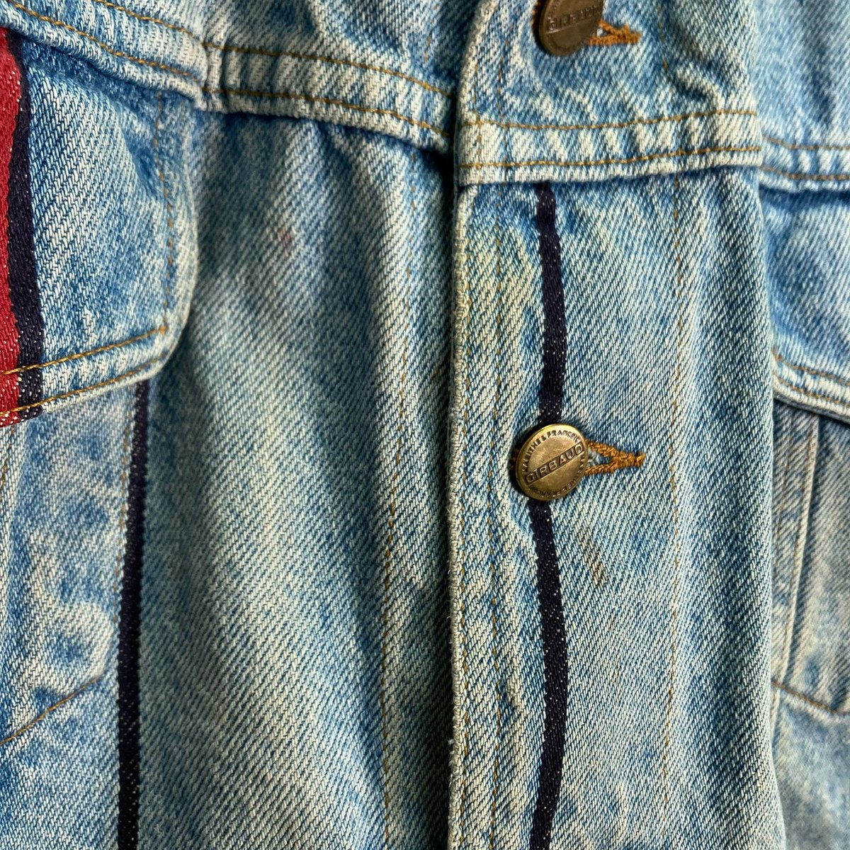 90s MARITHE + FRANCOIS GIRBAUD デニム ジャケット VINTAGE Marithe Francois Girbaud Jacket Mens XXL Blue Denim