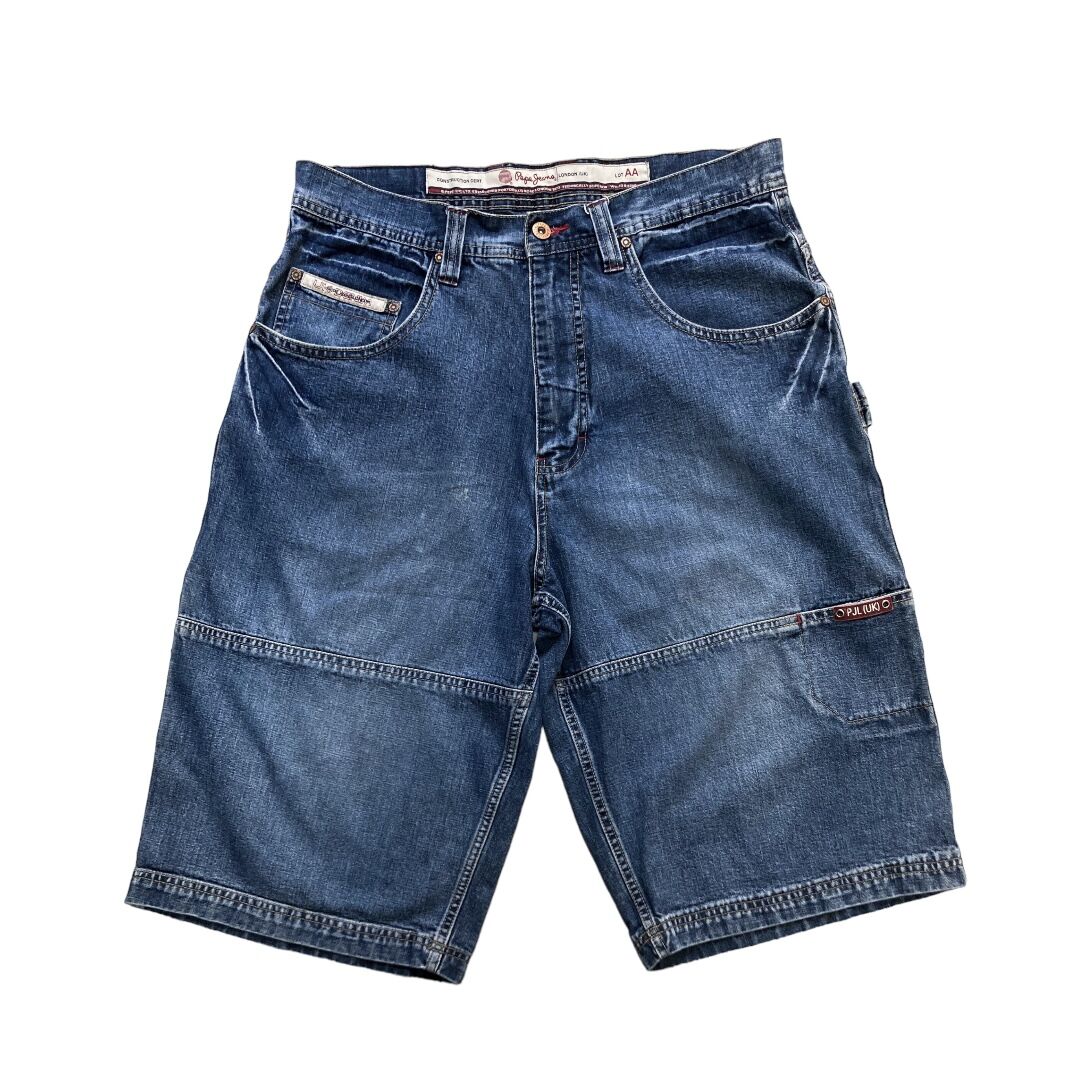 Pepe Jeans デニムショーツ W34 ペペジーンズ　ハーフパンツ Pepe Jeans LONDON denim painter shorts | 無無