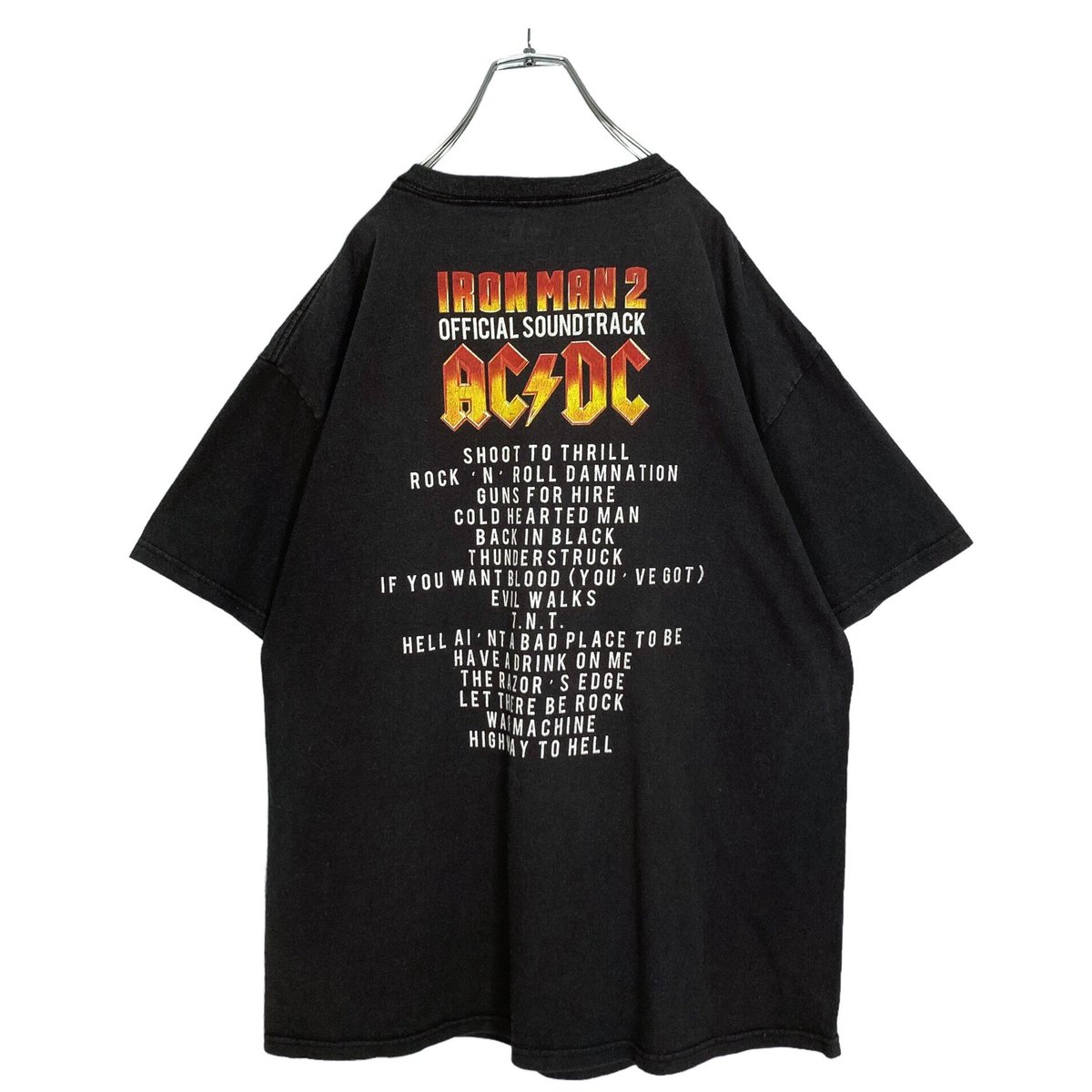 AC/DC スプラッター柄 Tシャツ AC/DC x Iron Man T-Shirt | Strato