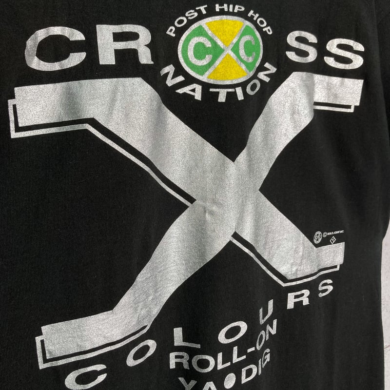 90s CROSS COLOURS/POST HIP HOP NATION T-SHIRT | 無無