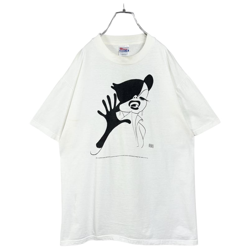 90s AL HIRSCHFELD S/S caricature art vintage T-