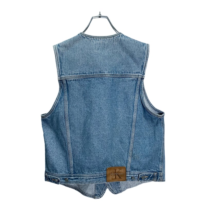 90s Calvin Klein Jeans design denim vest | 無無