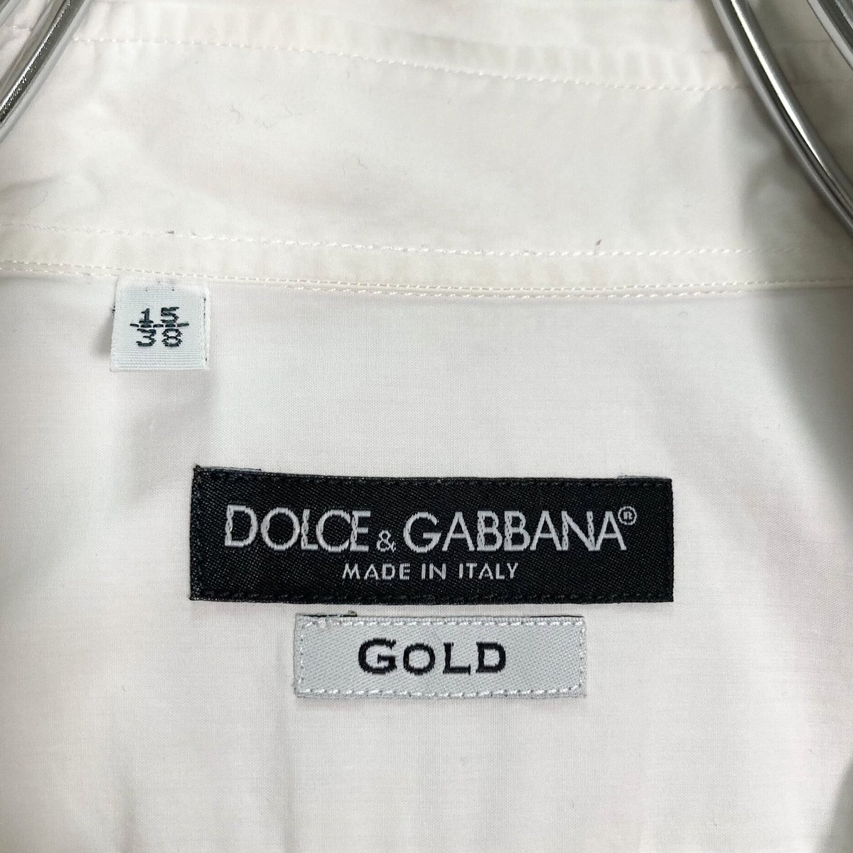 Dolce & Gabbana Gold ホワイトシャツ DOLCE&GABBANA 