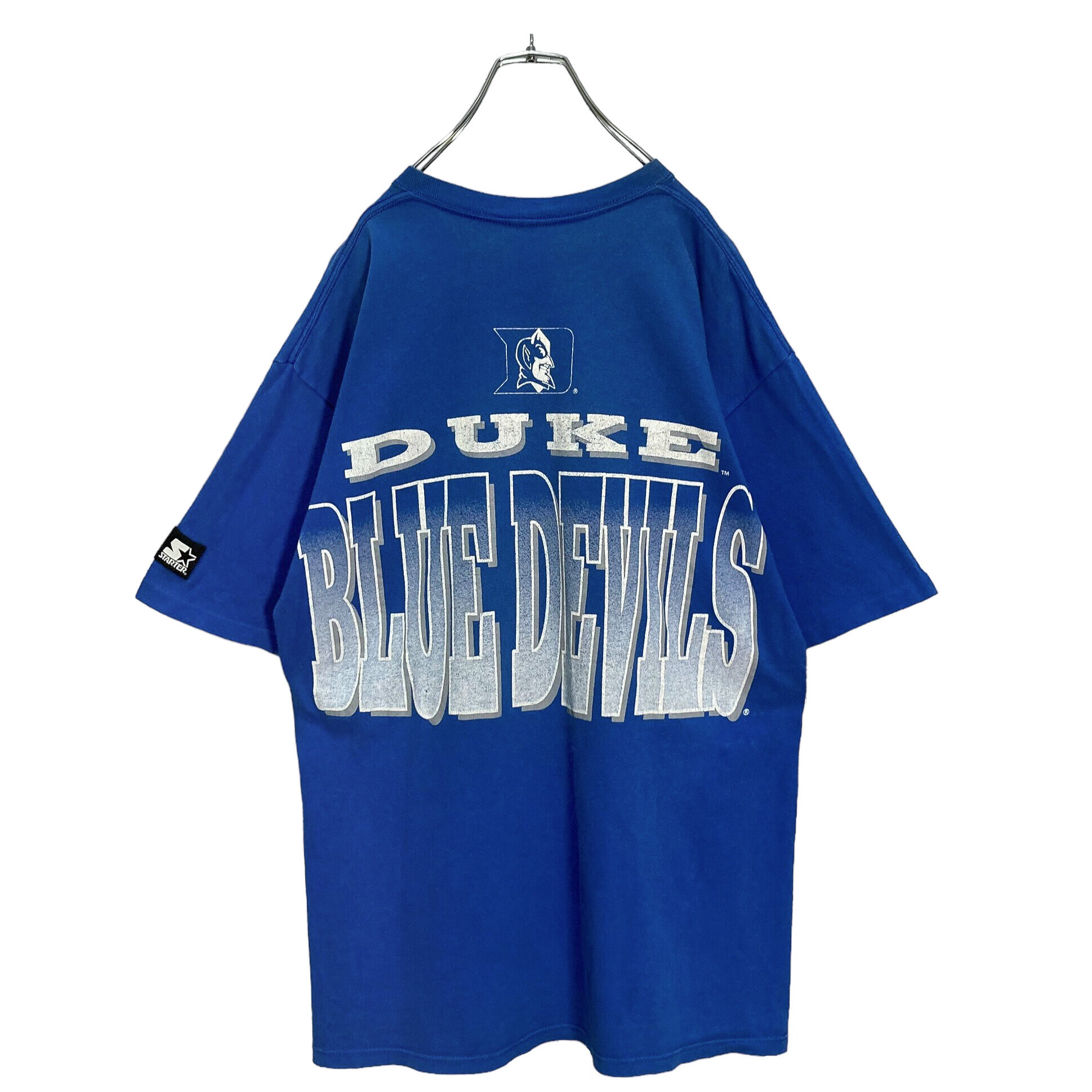 1979年製 G.COLEMAN DUKE 大学ブルーデビルスタチュー 90s STARTER/DUKE BLUE DEVILS T-SHIRT | 無無