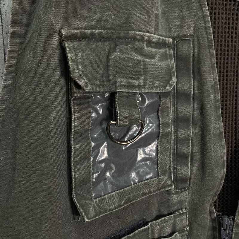 80-90s LIFE-LINE bigsized design fishing vest | 無無