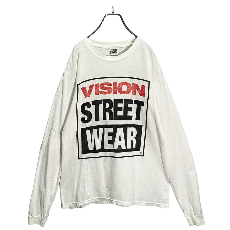 80s VISION STREET WEAR L/S LOGO PRINT TEE | 無無 80s VISION STREET WEAR L/S LOGO PRINT TEE | 無無