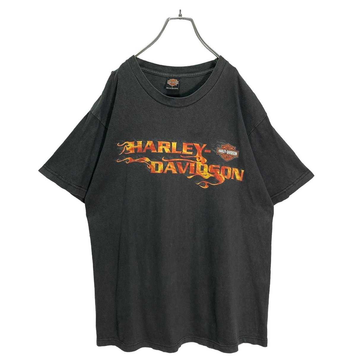 HARLEY-DAVIDSON 00's fire flame print T-SHIRT | 無無
