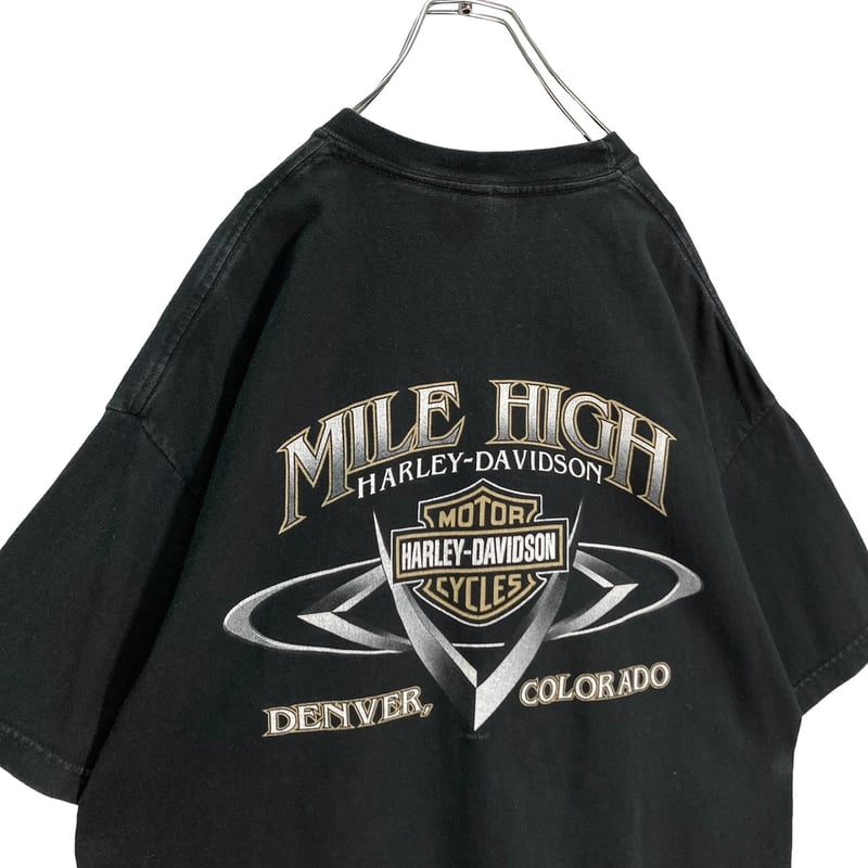 2002'y HARLEY-DAVIDSON S/S tribal print pocket