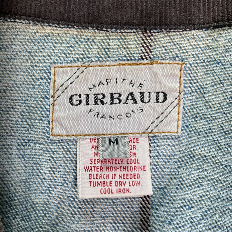 90s MARITHE + FRANCOIS GIRBAUD デニム ジャケット VINTAGE Marithe Francois Girbaud Jacket Mens XXL Blue Denim