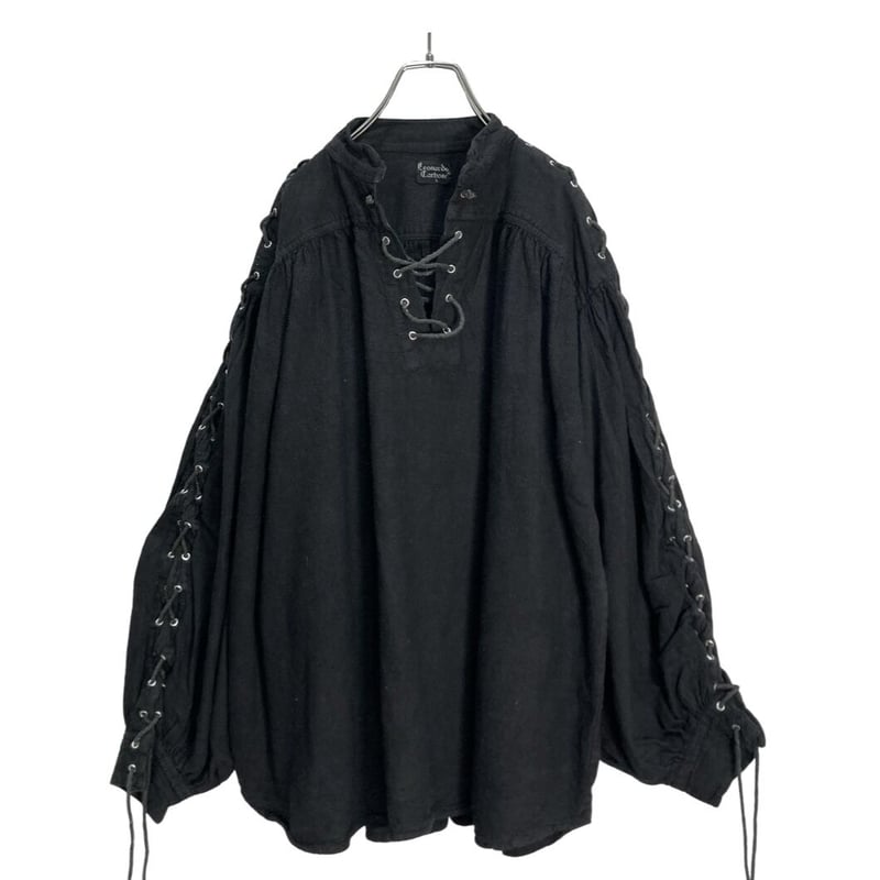 EURO vintage レザープルオーバー レースアップ 60's VAZQUEZ バックスキンレースアッププルオーバーシャツ 50