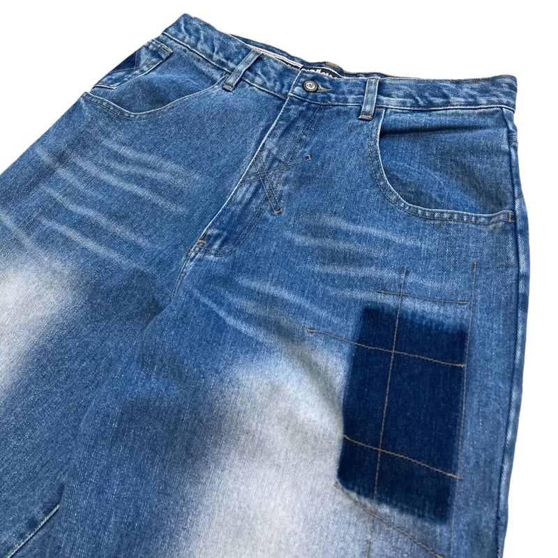 pellepelle 90-00s patchwork denim denim pants | 無無