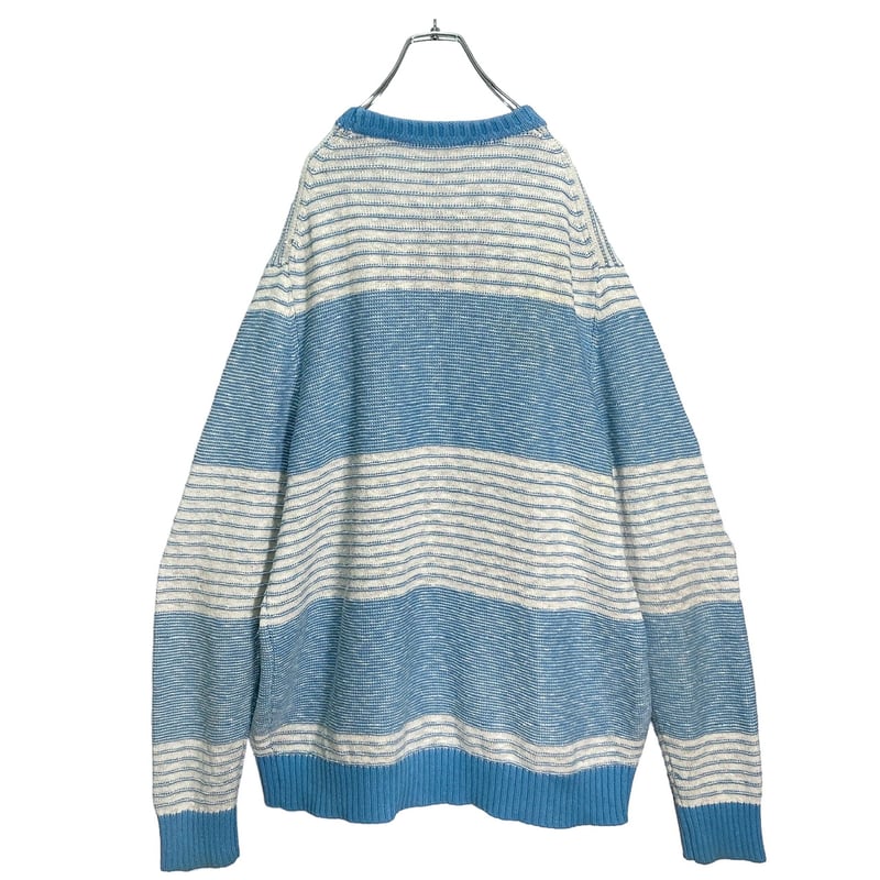 90s SEAN JOHN LB L/S border knit sweater | 無無