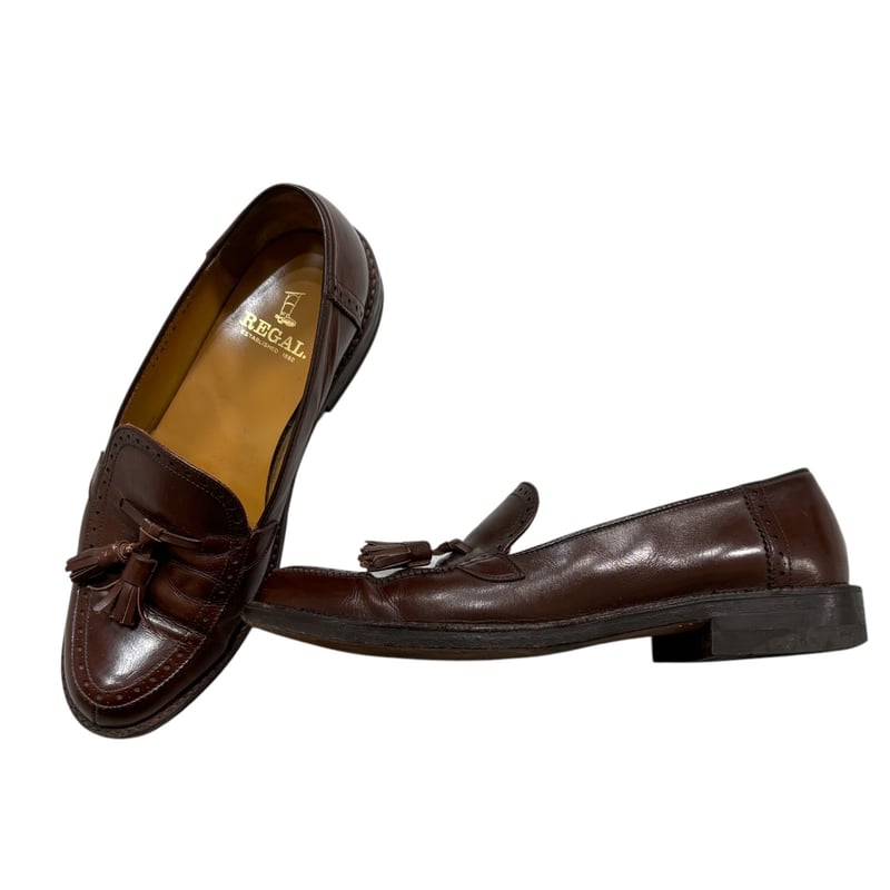 REGAL brown leather design tassel Loafer | 無無