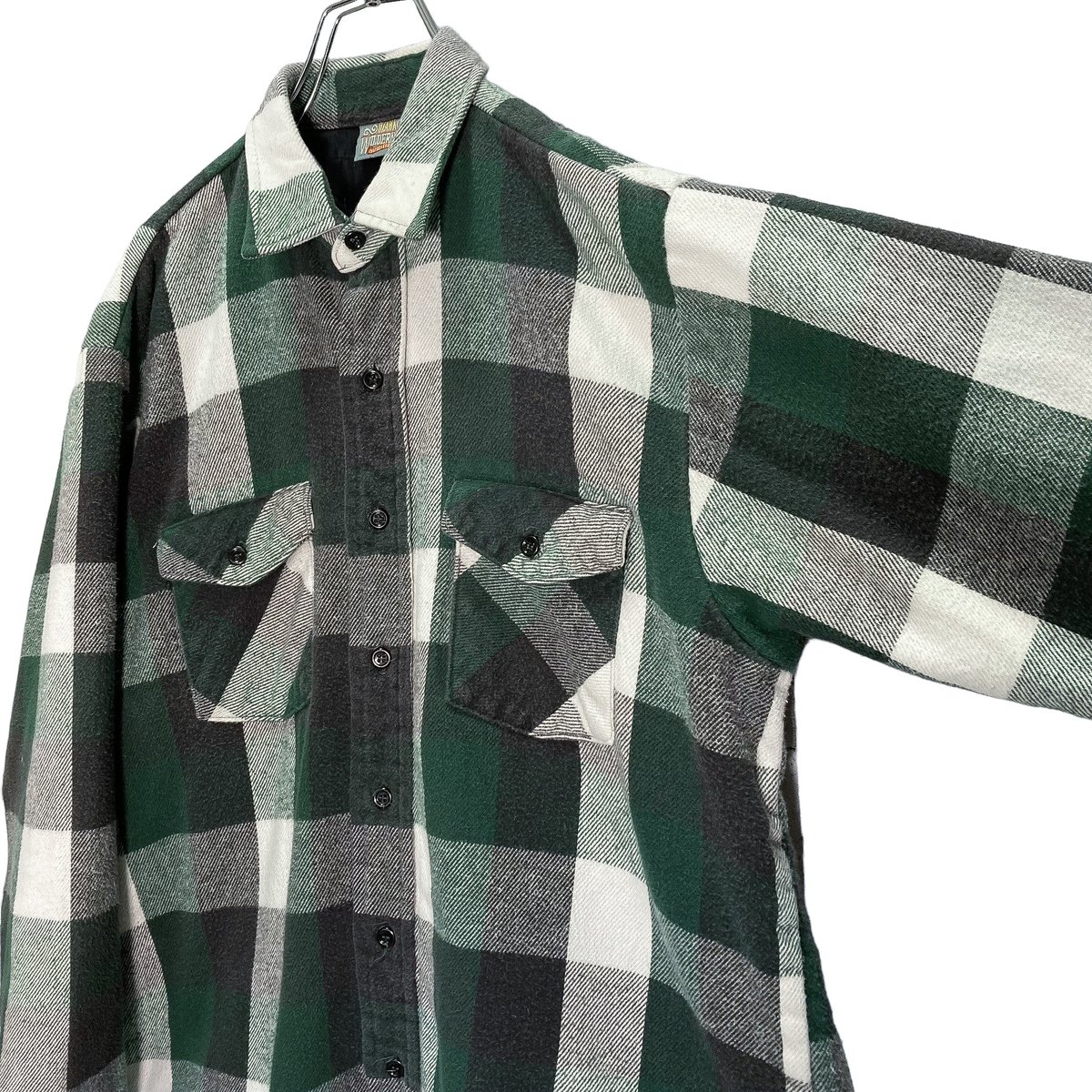 80-90s OZARK WILDERNESS quilting cotton check n