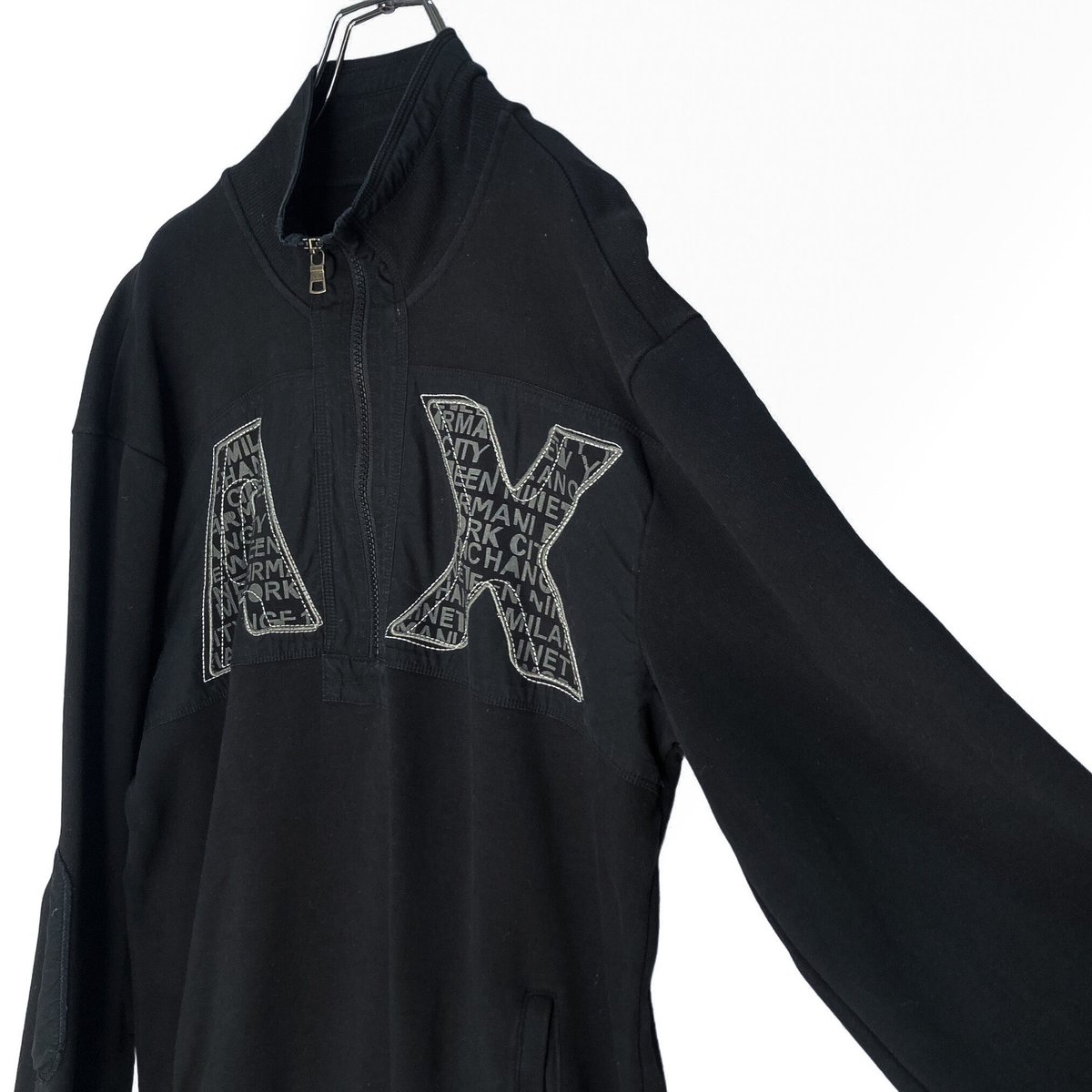 ARMANI EXCHANGE L/S half zip design sweatshirt 