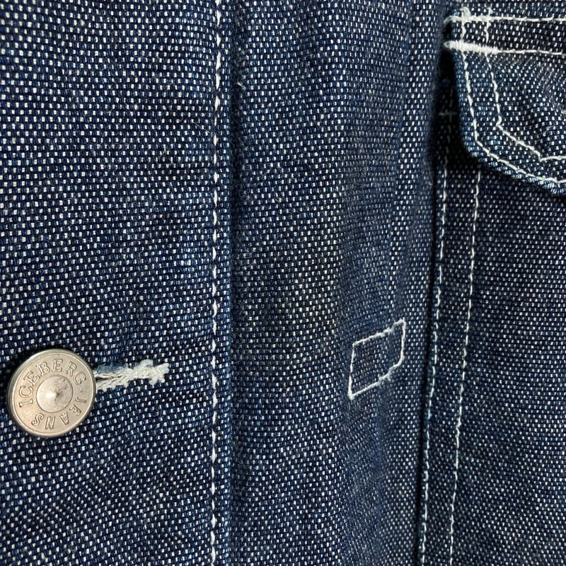 ICE JEANS by ICEBERG] 刺繍 デニムジャケット XXXL