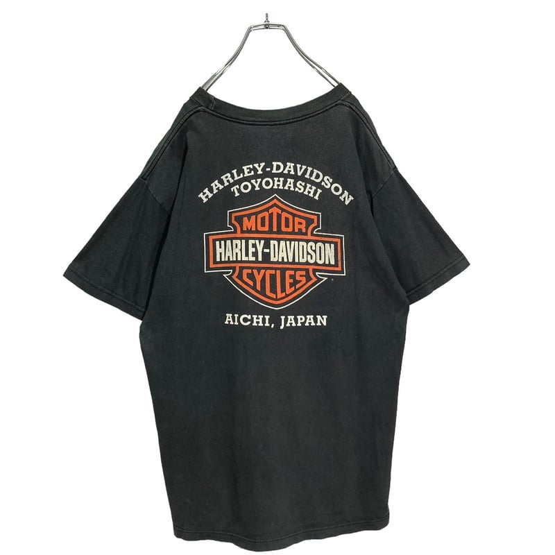 HARLEY-DAVIDSON 00's fire flame print T-SHIRT | 無無