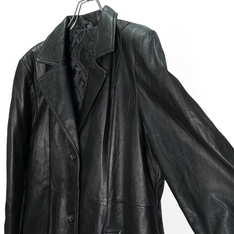 レザーのロングコート JACQUELINE FERRAR s-l400.jpg