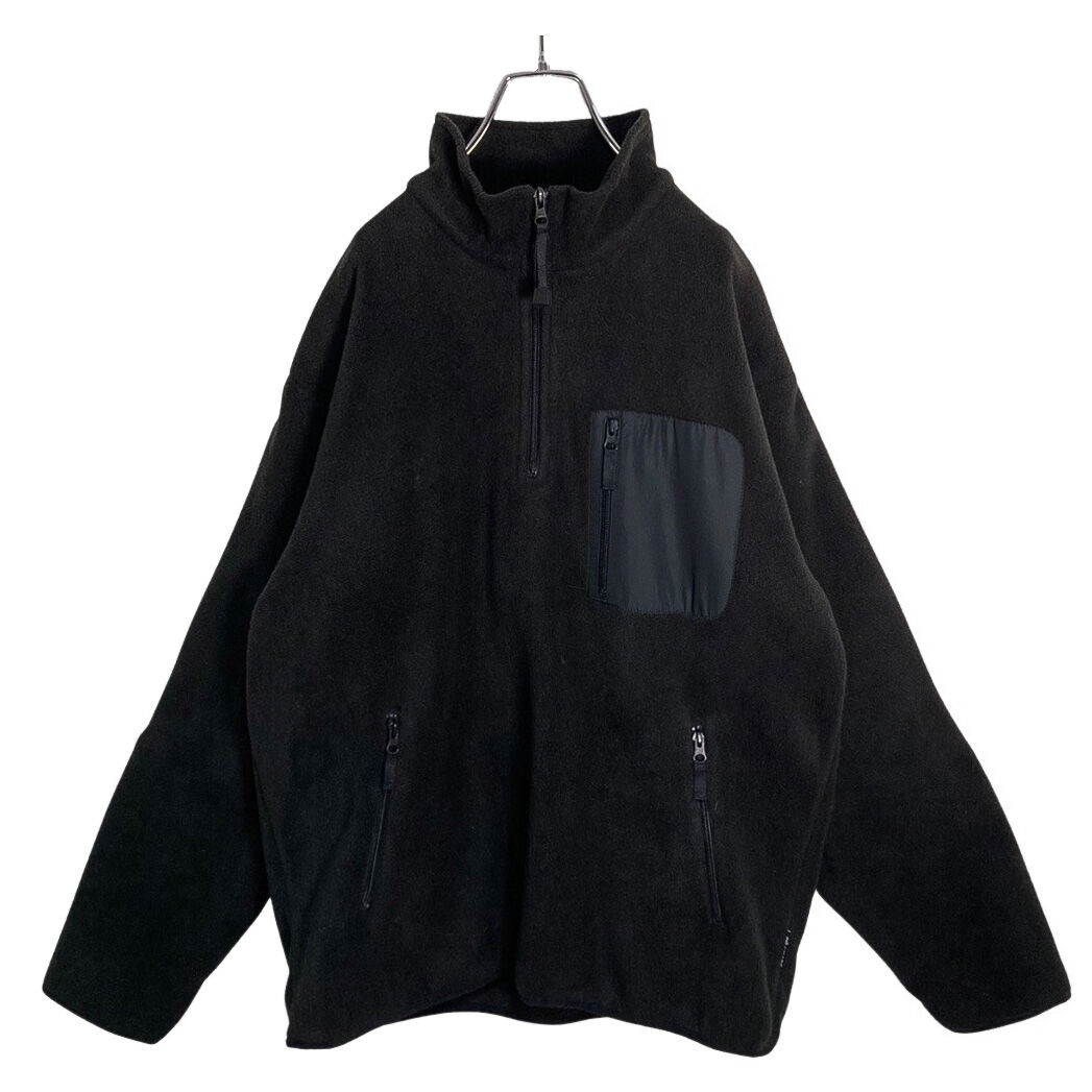 ジャケット・アウター 00s chaps shell jacket half zip pullover CHAPS 90-00s half zip black design fleece jacke