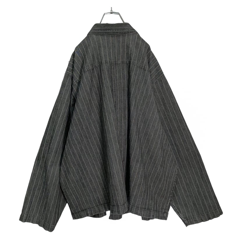 ★最終価格★ dia系 アウター N3B ストライプ【平成ギャル】黒 0431051128212cl_75