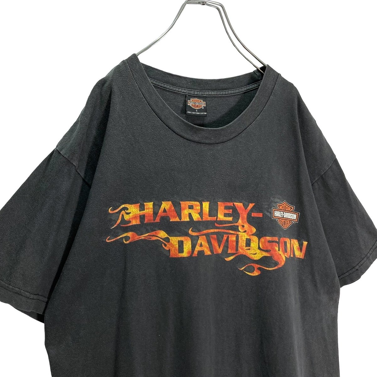 HARLEY-DAVIDSON 00's fire flame print T-SHIRT | 無無