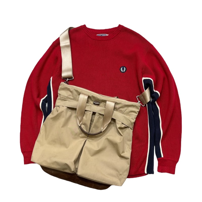FRED PERRY 2way helmet design shoulder bag | 無無