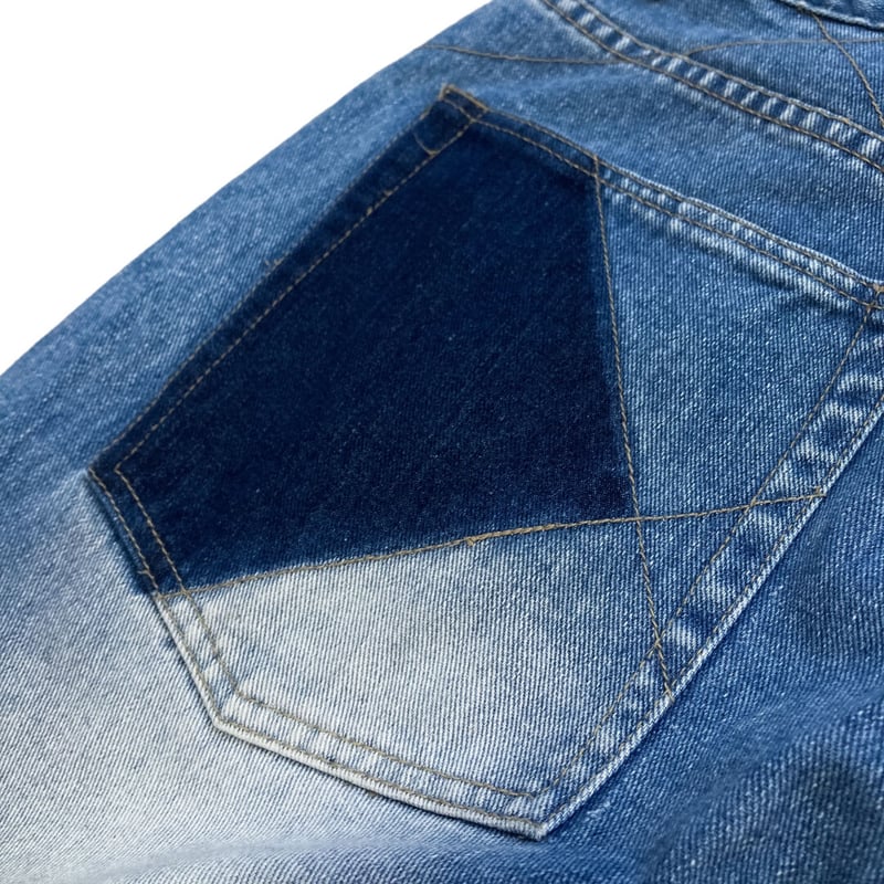 pellepelle 90-00s patchwork denim denim pants | 無無