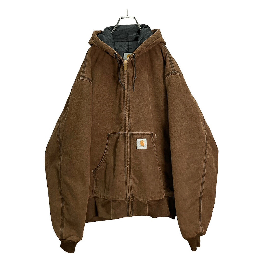 80s Carhartt duck active hooded jacket | 無無