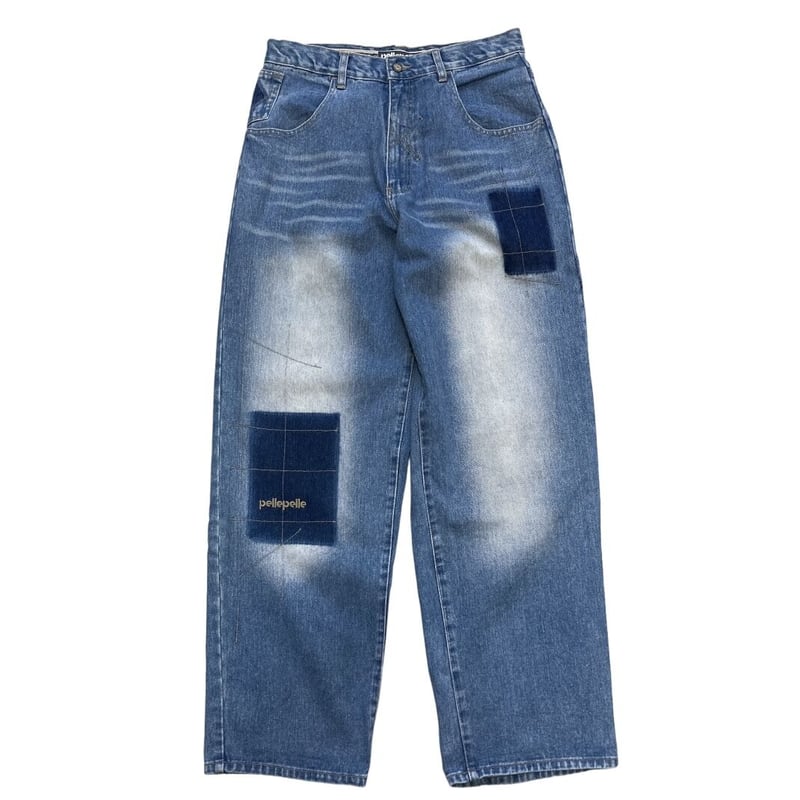 pellepelle 90-00s patchwork denim denim pants | 無無