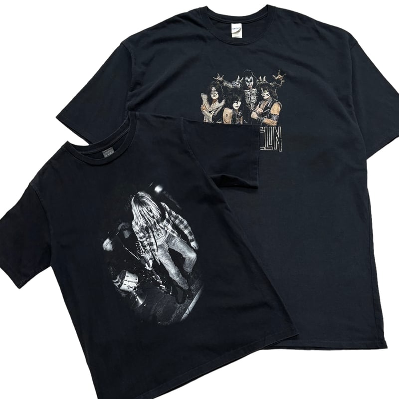 KISS × LED-ZEPPELIN 00's S/S Bigsized print T-S KISS × LED-ZEPPELIN 00's S/S Bigsized print T-S
