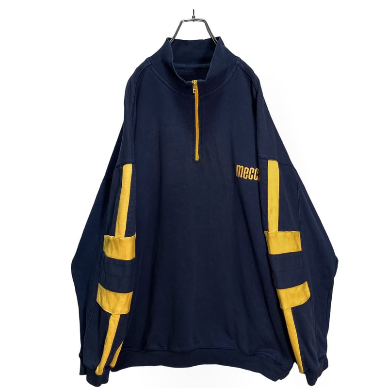 90s mecca USA Bigsized half zip sweatshirt | 無無