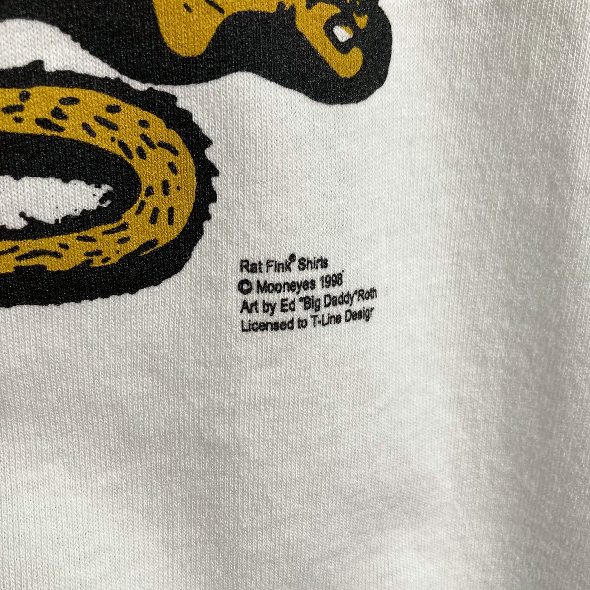 1998年製　RatFink 16連袖プリント　ロンT M All Sport製 RAT FINK/All Sport 1998s vintage T-SHIRT | 無無