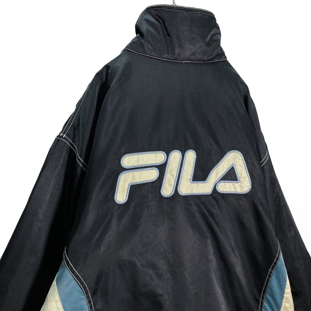 90-00s FILA bi-color design nylon jacket | 無無