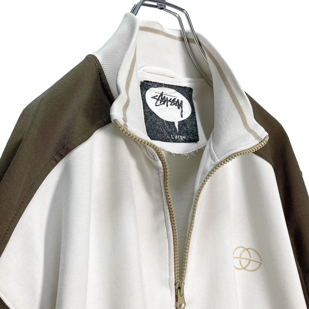 90s OLD STUSSY zip-up track jacket | 無無