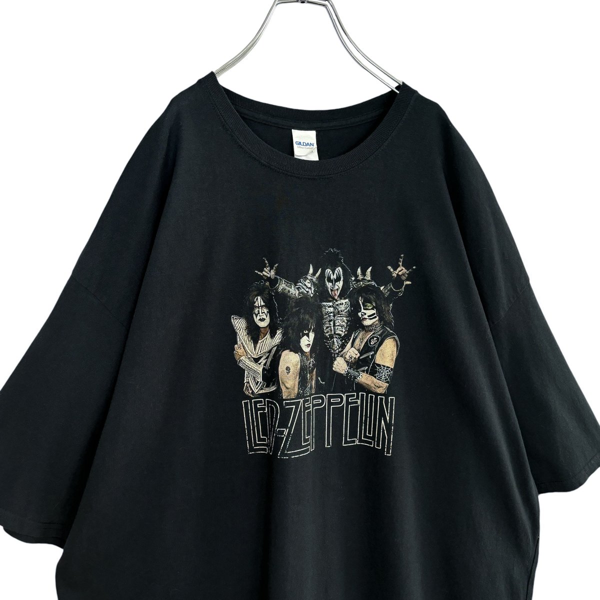 KISS × LED-ZEPPELIN 00's S/S Bigsized print T-S KISS × LED-ZEPPELIN 00's S/S Bigsized print T-S