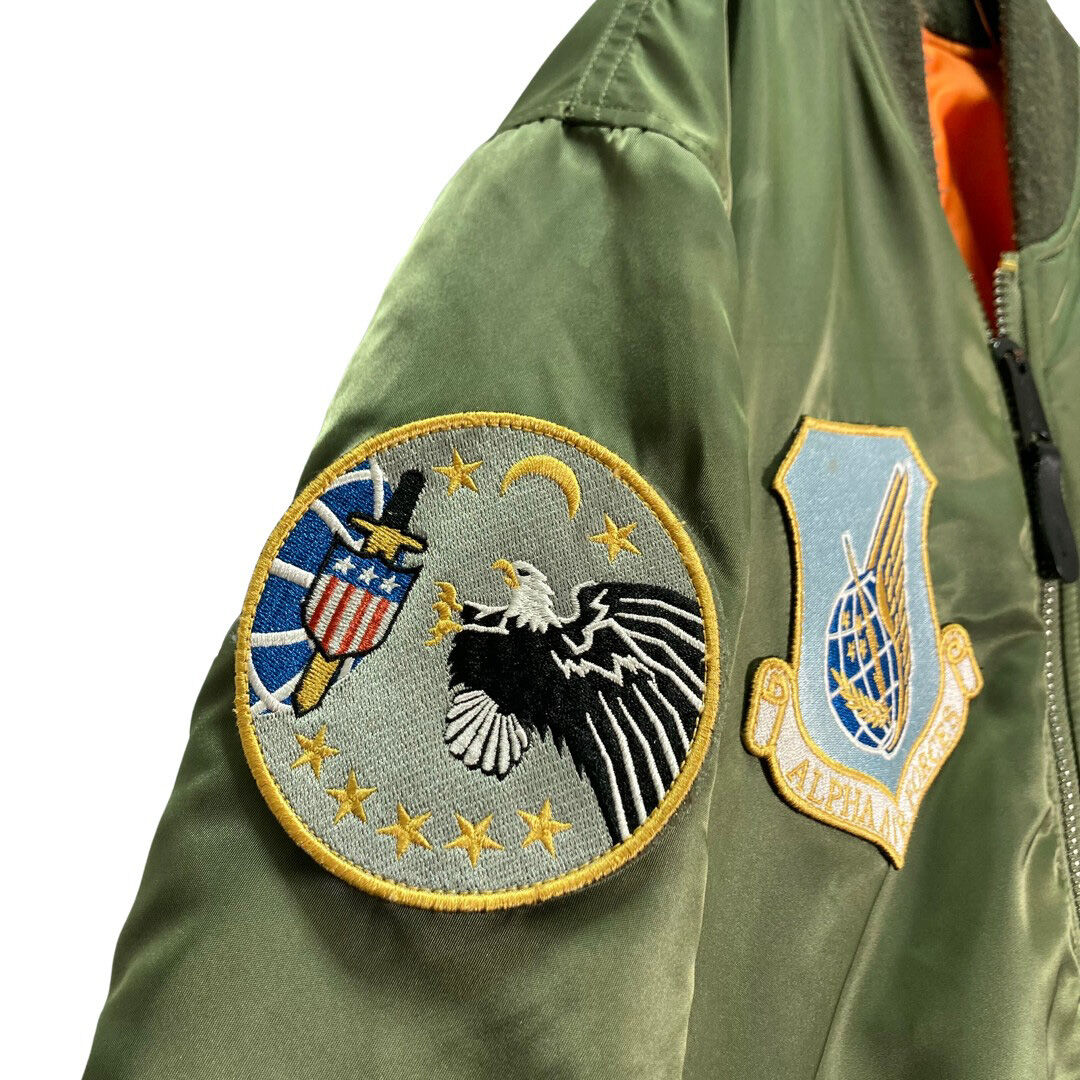 ALPHA Full patched MA-1 jacket | 無無 ALPHA Full patched MA-1 jacket | 無無