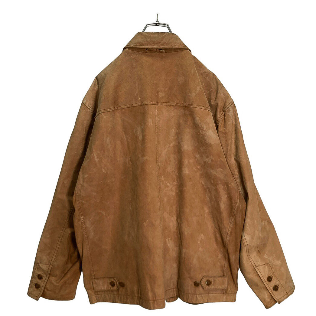 90s BASCO zip-up real leather jacket | 無無 90s BASCO zip-up real leather jacket | 無無