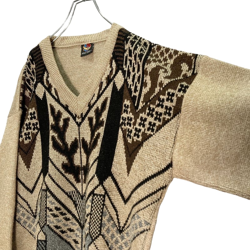90s Euro vintage NIHAT TRIKO design knit sweate