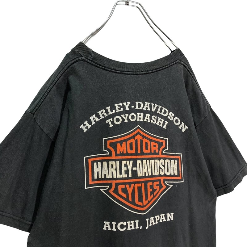 HARLEY-DAVIDSON 00's fire flame print T-SHIRT | 無無