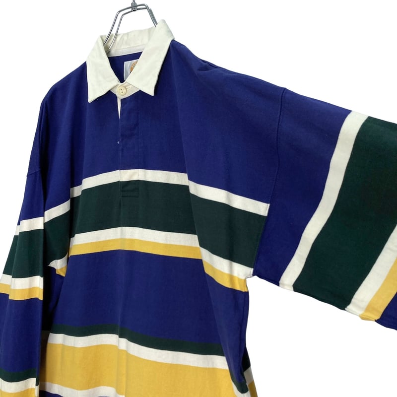 【最新入荷】 FIELD 90s gear s rugger design multicolored L/S ウェア