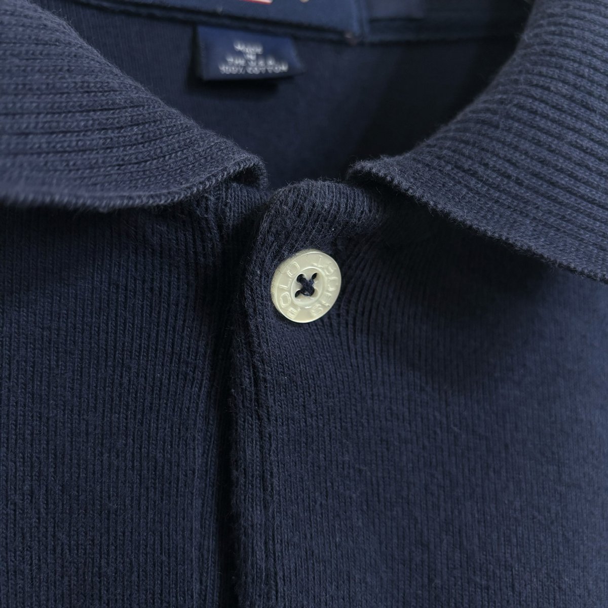 90s POLO SPORT-RL Made in USA L/S sweat polo sh