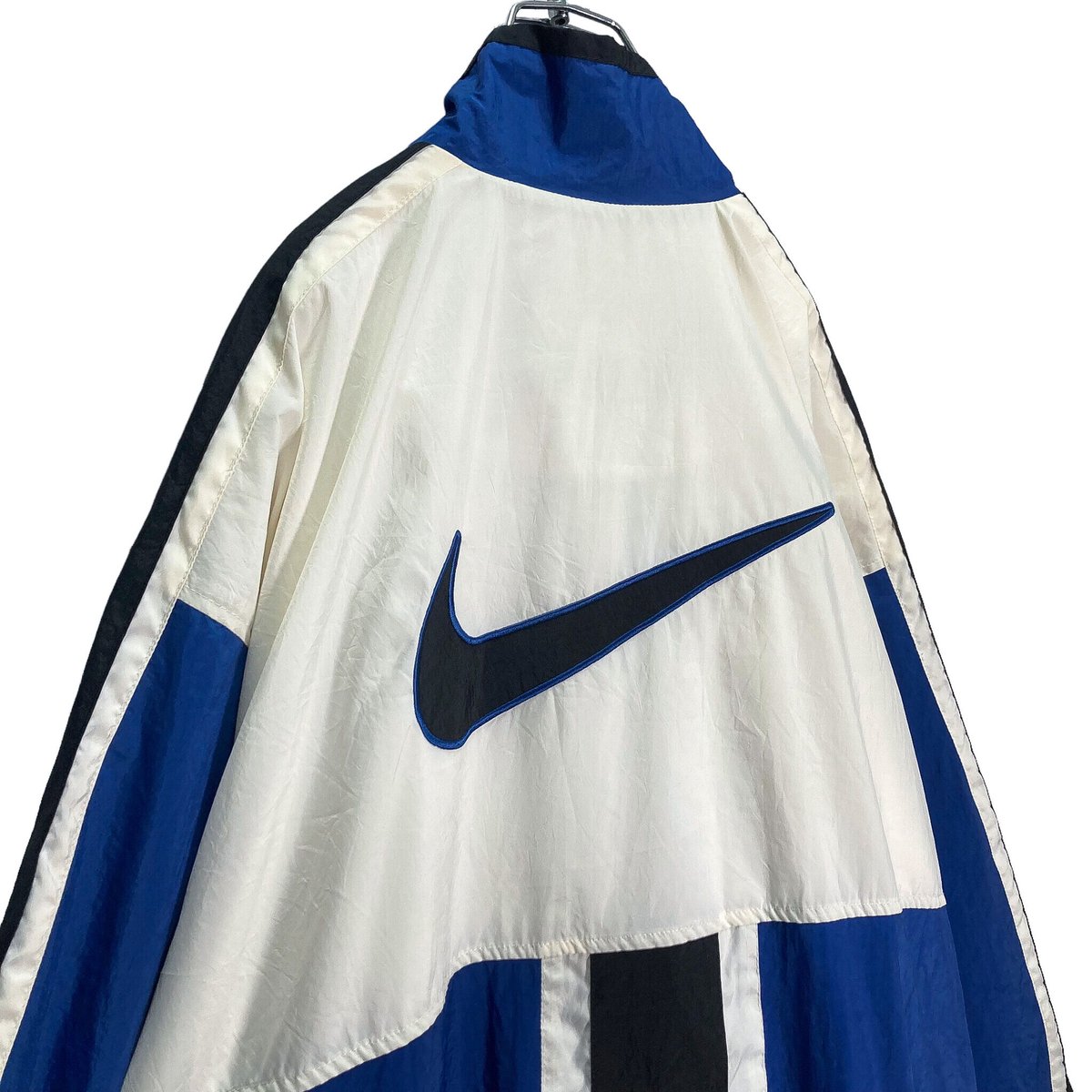 90-00s NIKE zip-up nylon design jacket | 無無