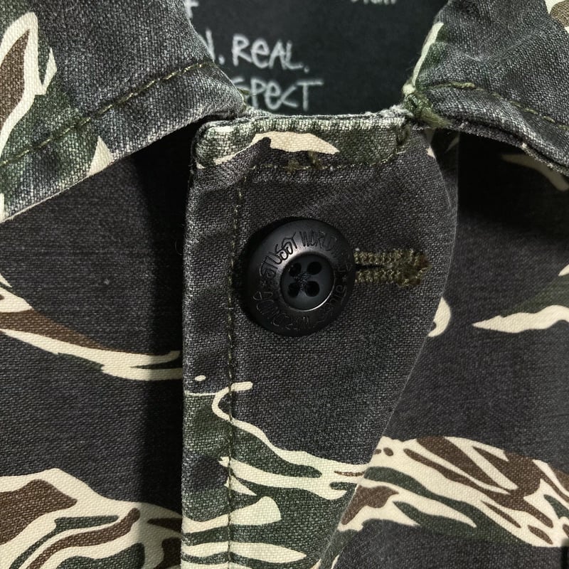 Stussy ストライプカバーオール Lサイズ Houston ストライプ