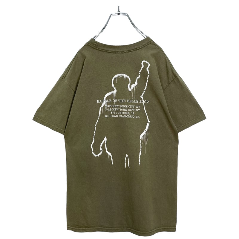 RAGE AGAINST THE MACHINE Tシャツ 2007 VINTAGE RAGE AGAINST THE MACHINE ROCK THE BELLS 2007 TEE