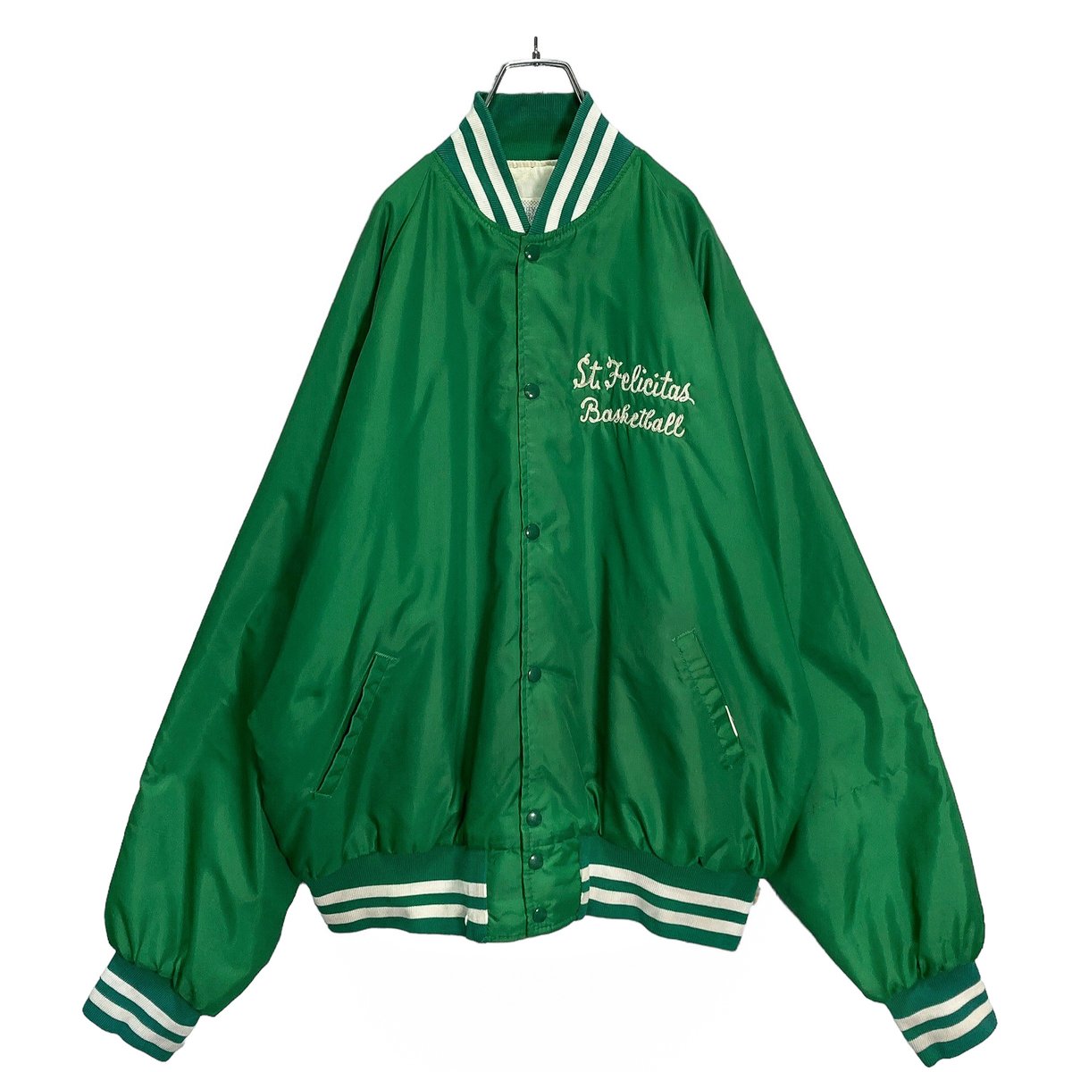 80s FAMILY SPORTS ST. LETTERING nylon jacket | 無無 80s FAMILY SPORTS ST. LETTERING nylon jacket | 無無