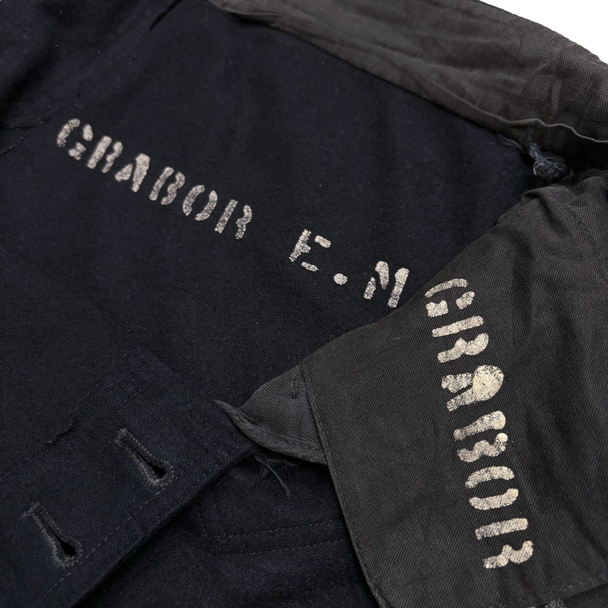 40s U.S.NAVY 「NAVAL CLOTHING FACTORY」 wool sail